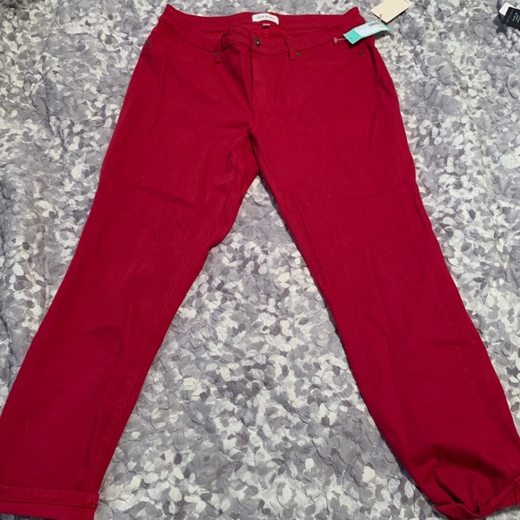Red Stretchy Pants/Jeggings - Picture 1 of 1